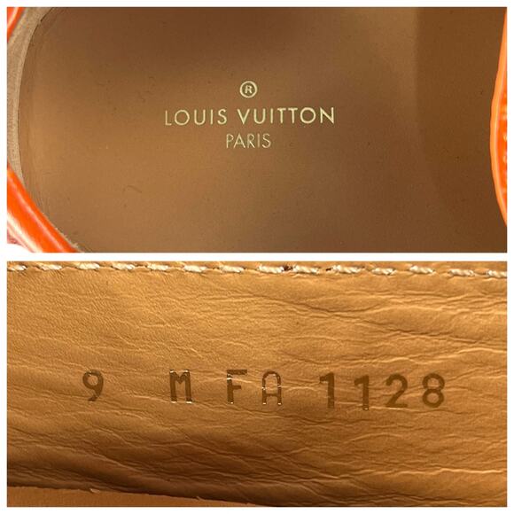 Louis Vuitton Croc-Embossed Loafers - Picture 6 of 7